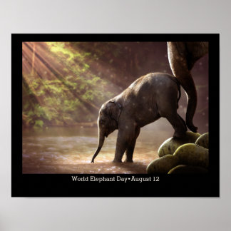 World Elephant Day Poster
