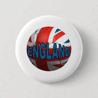 World England 6 Cm Round Badge