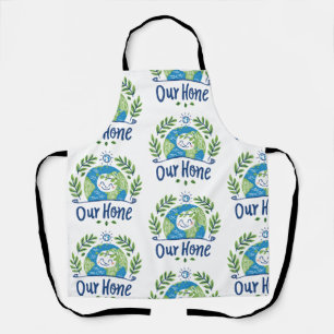 World Environment Day - Happy Earth Illustration Apron