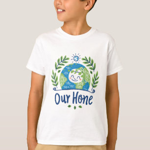World Environment Day - Happy Earth Illustration T-Shirt