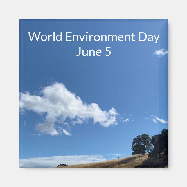 World Environment Day Magnet (Front)
