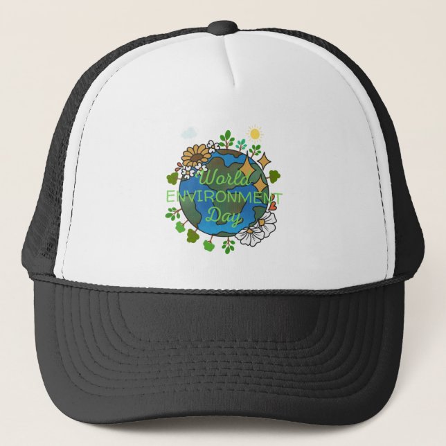 World Environment Day Trucker Hat (Front)