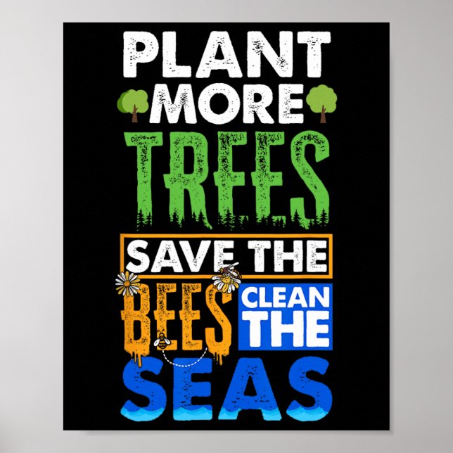 World Environment Earth Day Environmental Sustaina Poster (Front)