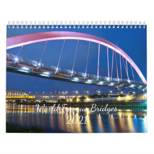 World Famous Bridges 2026 Calendar