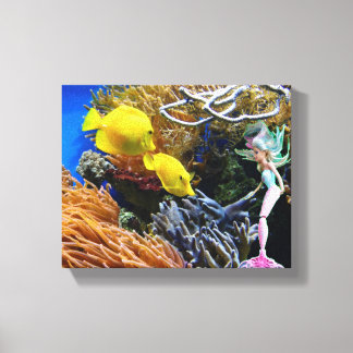 World Famous Mermaid. Canvas Print