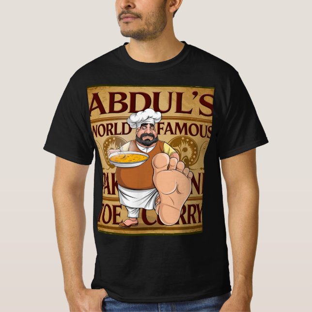 world famous Toe Curry T-Shirt (Front)