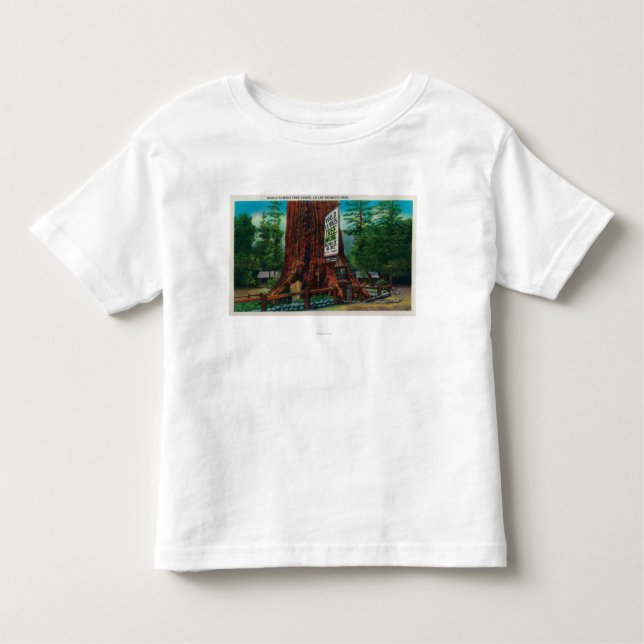 World Famous Tree House, Lilley Redwood Park Toddler T-Shirt (Front)