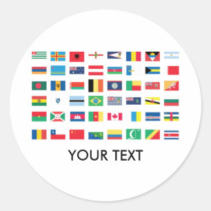 World Flag Stickers