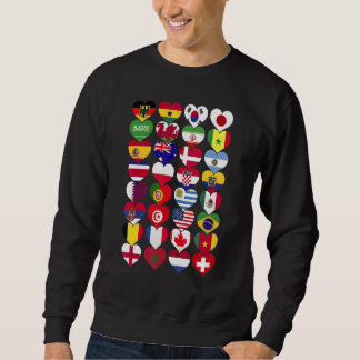 World Flags Countries of the World International Sweatshirt