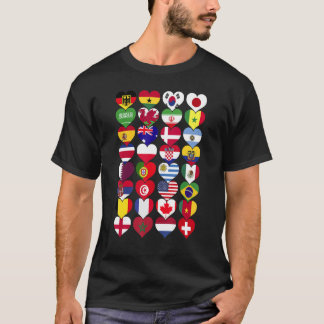 World Flags Countries of the World International T-Shirt