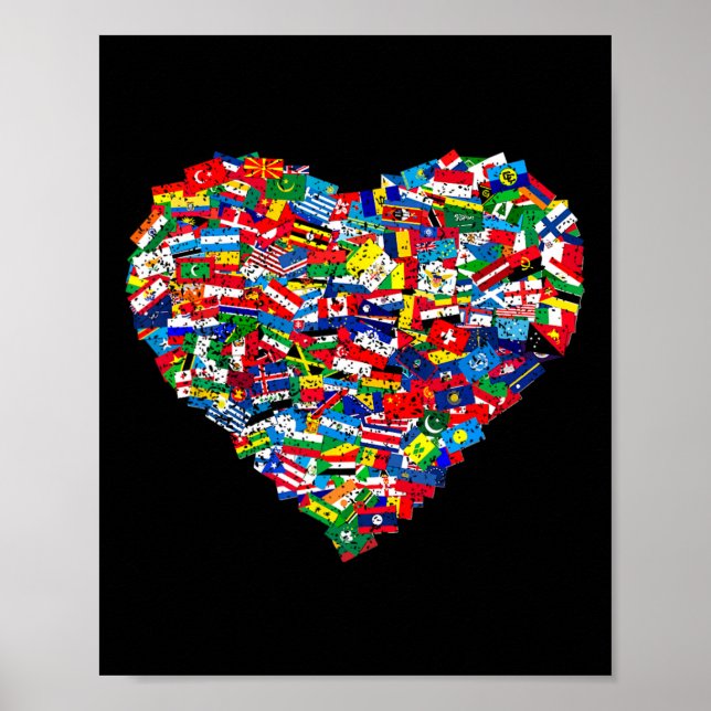World Flags Earth Day 1  Poster (Front)