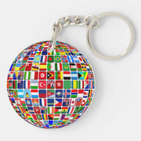 World Flags Globe, International,