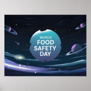 World Food Safety Day Banner with Text Space Poster