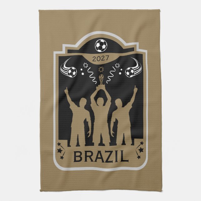  World Football Final Gift Tea Towel (Vertical)