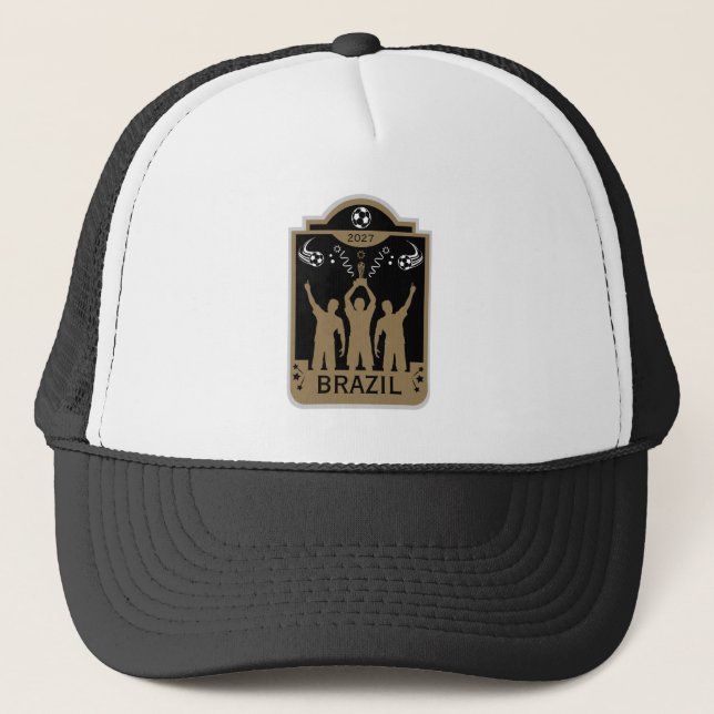  World Football Final Gift Trucker Hat (Front)