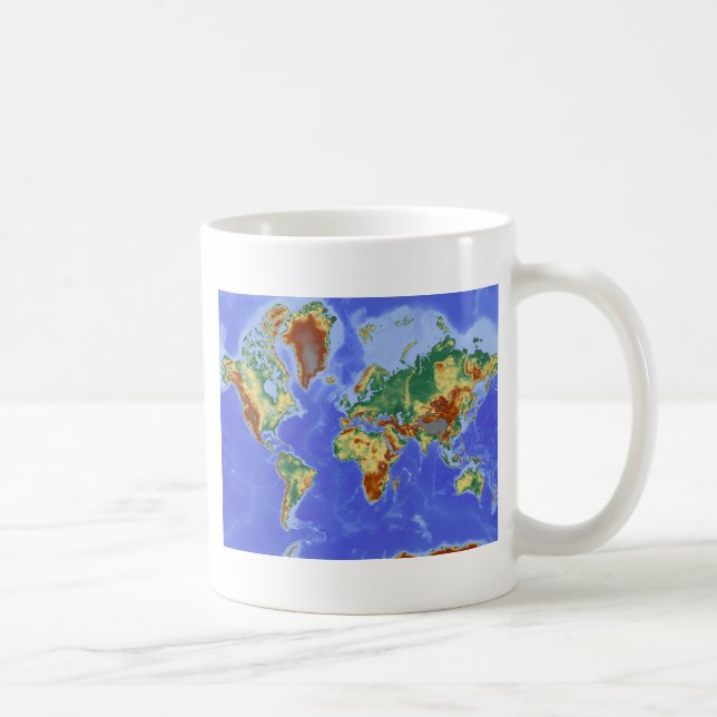 World Geographic International Map Coffee Mug (Right)
