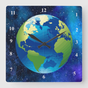 World Globe Clock