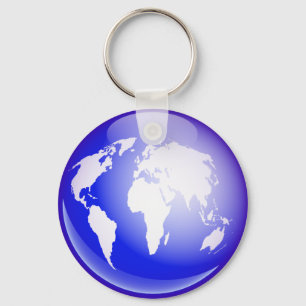 World Globe Key Ring