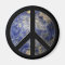 World Globe Peace Sign Magnet
