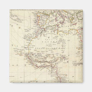 World, gnomonic proj I Africa and south Europe Magnet