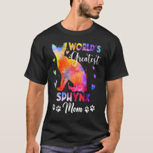 World Greatest Colourful Sphynx Cat Mum Kitten T-Shirt
