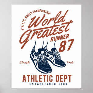 World Greatest Runner Poster