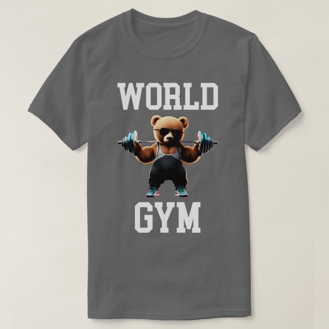 World Gym 5 T-Shirt (Design Front)