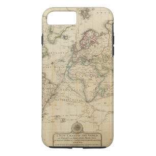 World Hand Coloured map Case-Mate iPhone Case