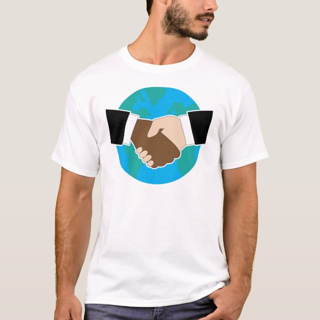 World Hand Shake T-Shirt (Front)