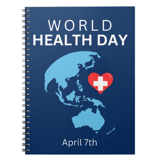 World Health Day April 7th Notebook (Front)