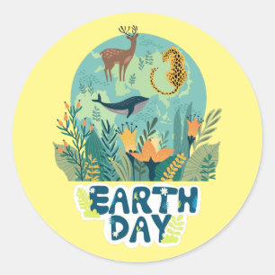 World Health Day Health For All Classic Round Sticker