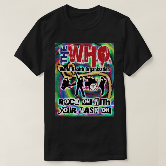 World Health Organisation - Fake Concert Poster T-Shirt (Design Front)