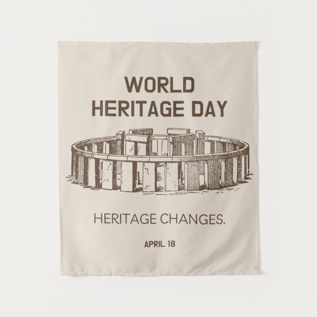 World Heritage Day 2023 Heritage Changes Tapestry (Front)