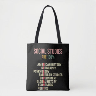 World History Classroom Social Studies Teacher Tote Bag