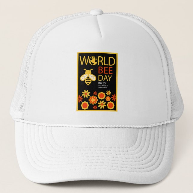 World Honey Day May 20 Trucker Hat (Front)