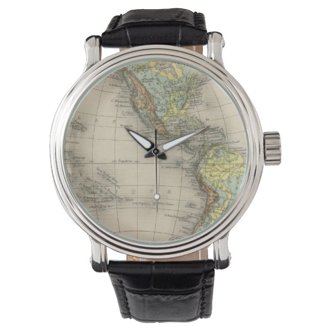 World hypsometric maps watch (Front)