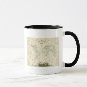 World in Hemispheres Mug