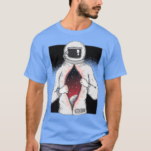 World Inside Of Me Astronaut Astral Cosmic Design T-Shirt