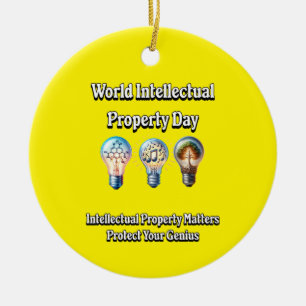 World Intellectual Property Day:Protect The Genius Ceramic Tree Decoration
