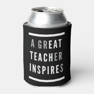World International Teachers Day Eat Teach Inspire Can Cooler