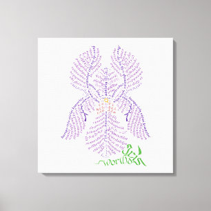 World Iris Canvas Print