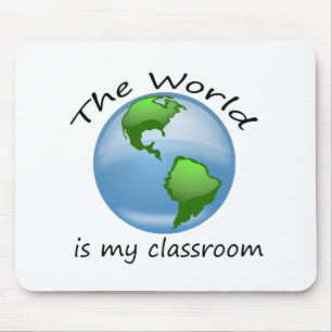 World is Classroom Mouse Pad