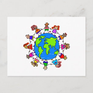 World Kids Postcard