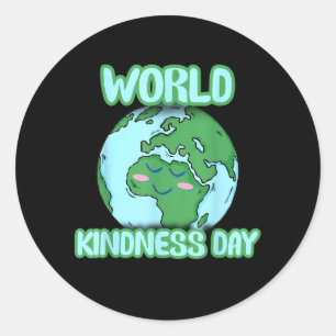 World Kindness Day 2021 Classic Round Sticker