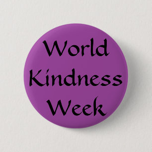 World Kindness Week 6 Cm Round Badge