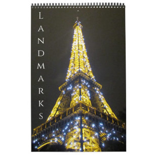 world landmarks 2025 calendar