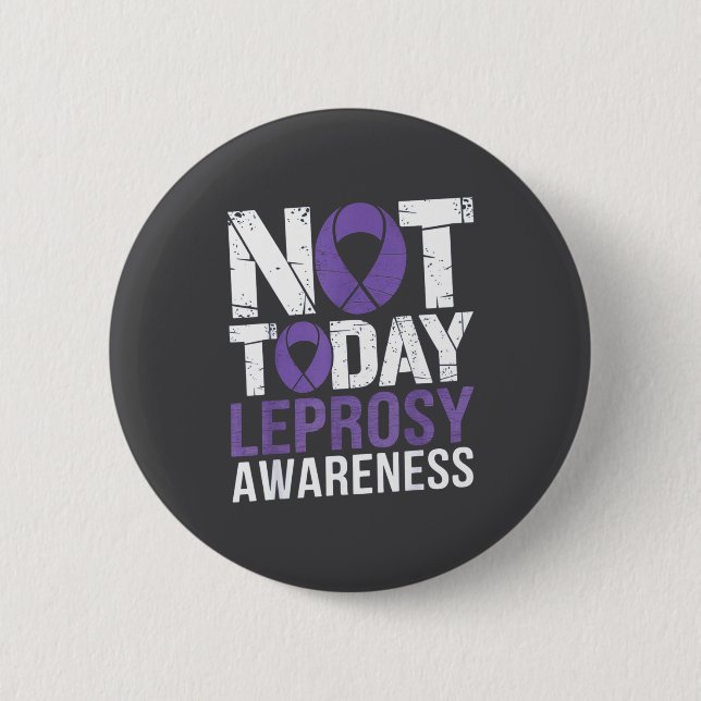 World Leprosy Day  6 Cm Round Badge (Front)