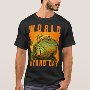 World Lizard Day, iguana T-Shirt