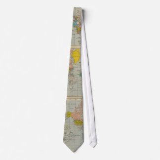 World Map 1910 Tie