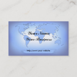 World Map 2 Business Card